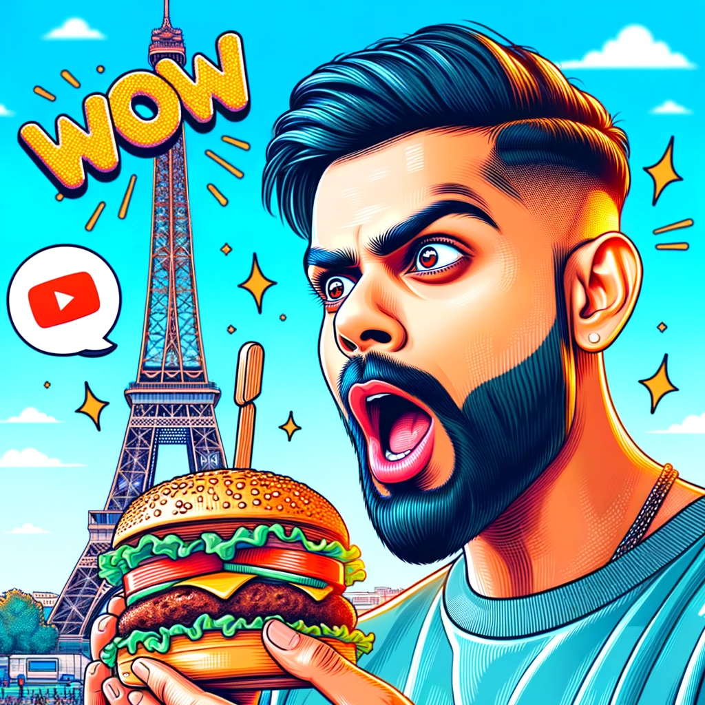 Virat Kohli Eating Vada Pav By TechyAsit